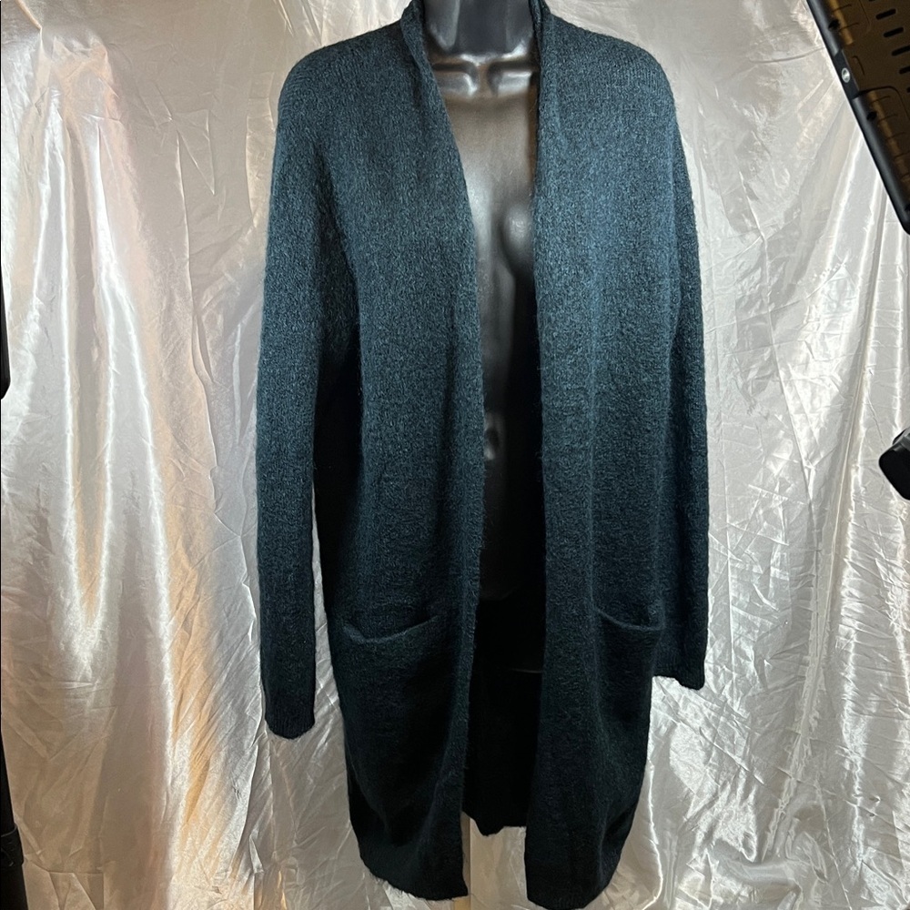 Cyrillus Blue Textured Knit Sweater